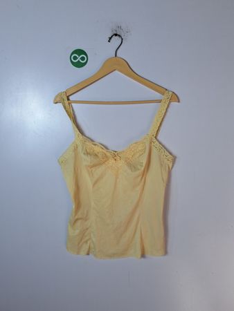 Yellow Lace Camisole