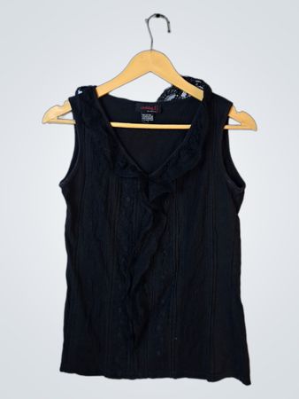 Black Sleeveless Top