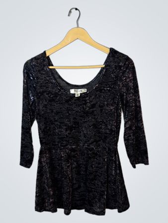 Decree Black Blouse