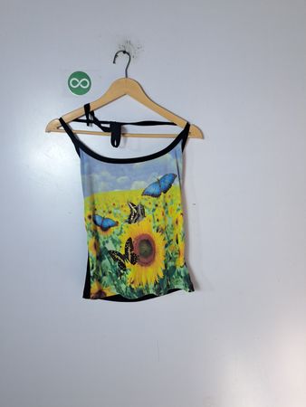 Women's Floral Butterfly Tank Top