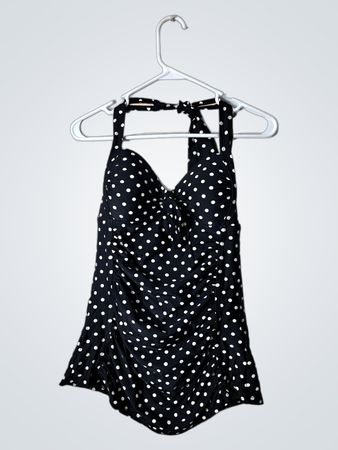 Black Polka Dot Swimsuit
