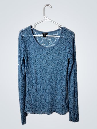 rue21 Blue Lace Blouse