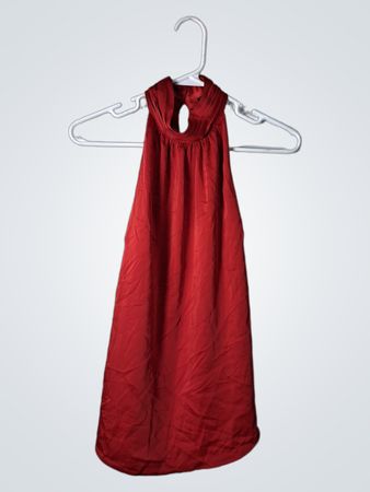 Red Halter Neck Dress