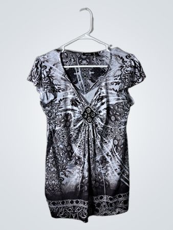 Apt. 9 Petite Short Sleeve Blouse
