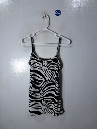 Zebra Print Tank Top