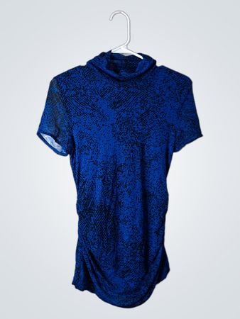 Jessica Blue Printed Top