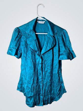 Blue Short-Sleeve Shirt