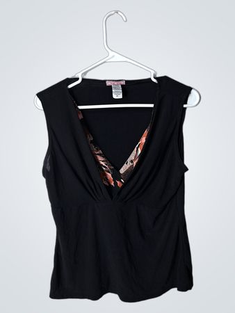Black Sleeveless Top