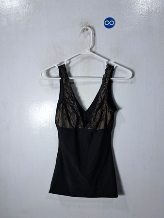 Black Lace Trim Camisole