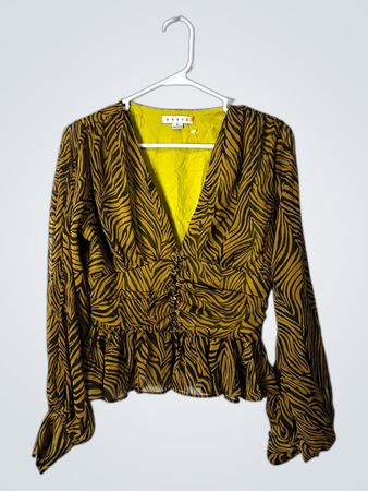 HYFVE Zebra Print Top