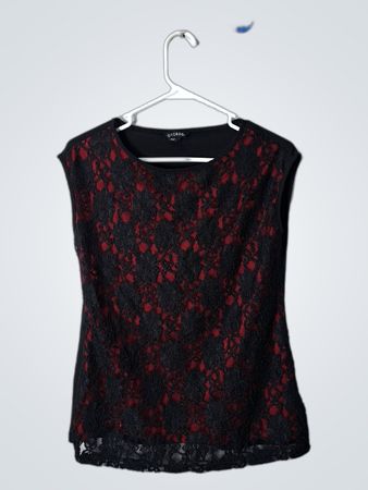 George Floral Lace Sleeveless Top