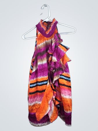 Multicolored Striped Dress
