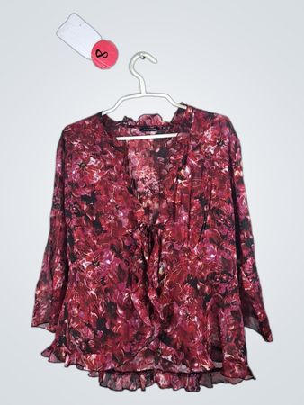 Notations Floral Blouse