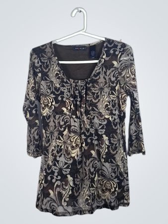 Axcess Women's Printed Long-Sleeve Top