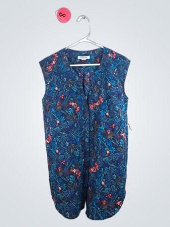 Motherhood Maternity Floral Jumpsuit