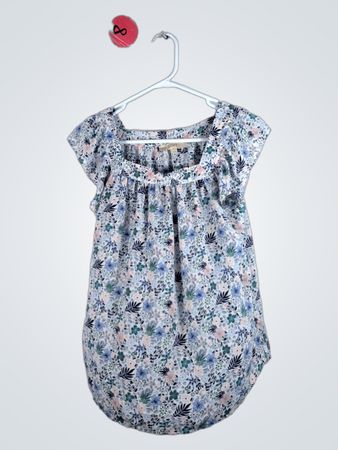 LOFT Floral Print Blouse