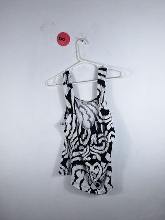 Black and White Floral Dress
