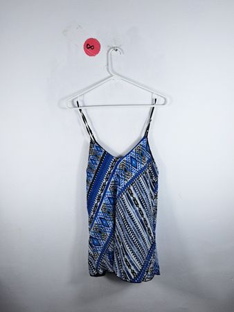 Blue Patterned Dress