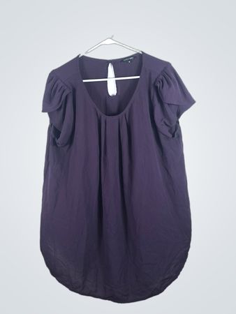 PAPPERMOON Women's Purple Short Sleeve Top