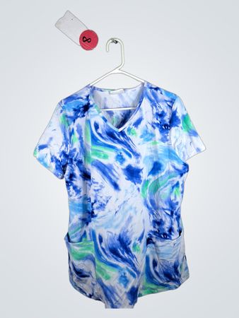 Scrubstar Tie-Dye Scrub Top