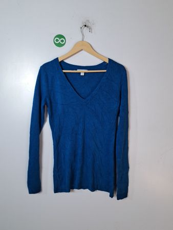 J.Crew Blue Long-Sleeve Top