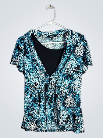 Elementz Blue Floral Top