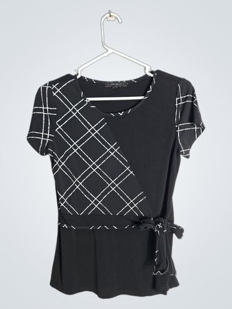 Atelier 29 Black Plaid Dress