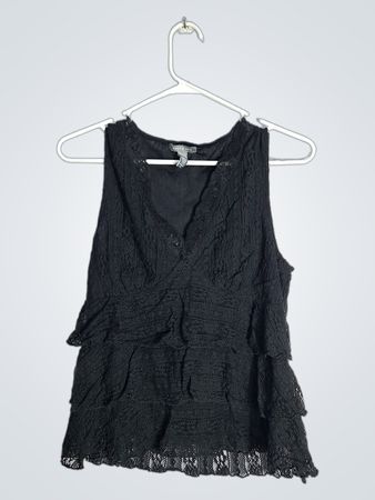 Apt. 9 Black Lace Top
