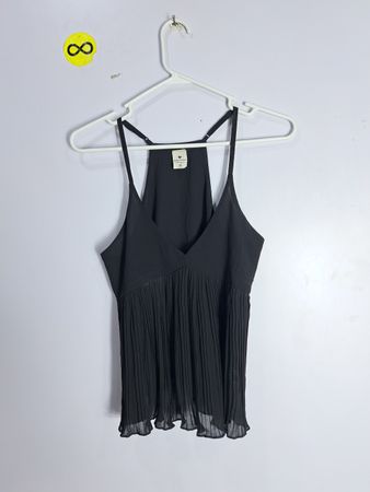 Black Pleated Dress
