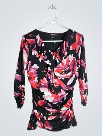 Style & Co. Floral Long-Sleeve Top