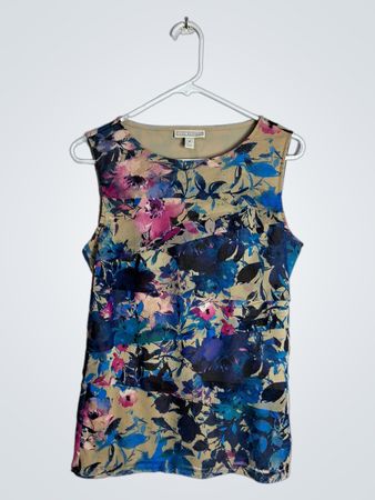 Dana Buchman Floral Sleeveless Dress