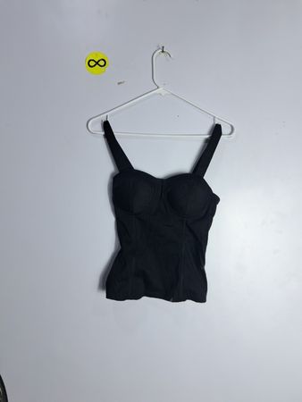 Black Bustier Top