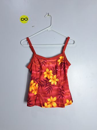 Floral Red Camisole