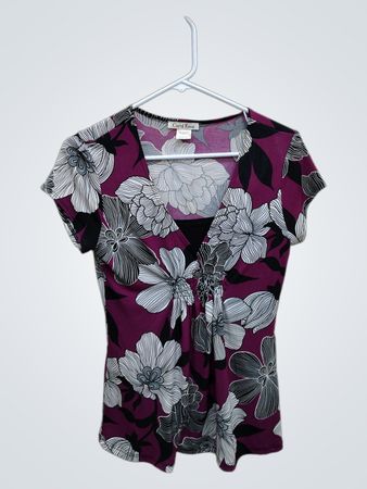 Carol Rose Floral Blouse