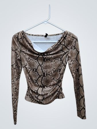 Snakeskin Top