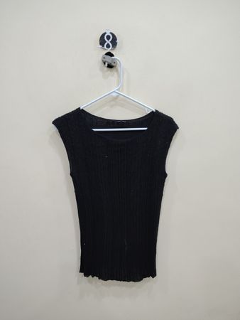 Ann Taylor Black Knit Top