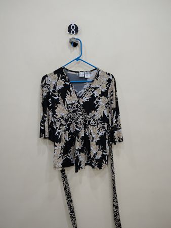 Duo Maternity Floral Top