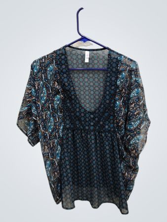 Xhilaration Sheer Kimono Top