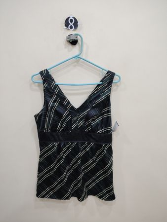 Black and White Striped Top
