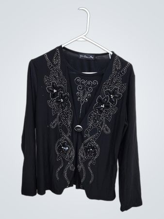 Black Embellished Top