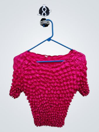 Pink Ruffled Top