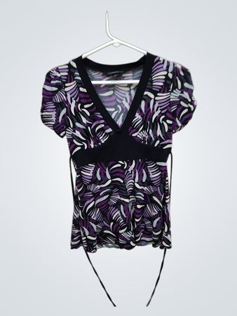 B-Wear Purple and Black Top