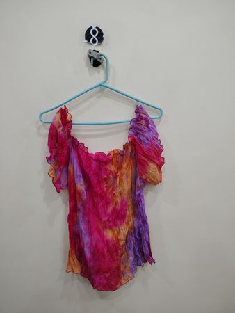 Multicolor Ruffled Top