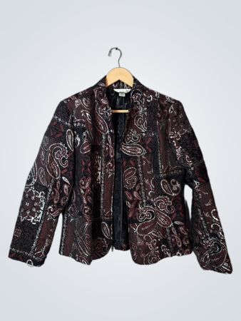 Christopher & Banks Paisley Blazer