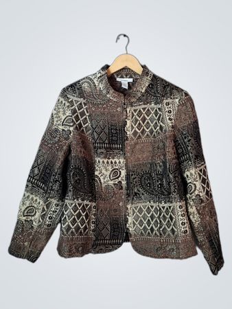 Dressbarn Patchwork Jacket