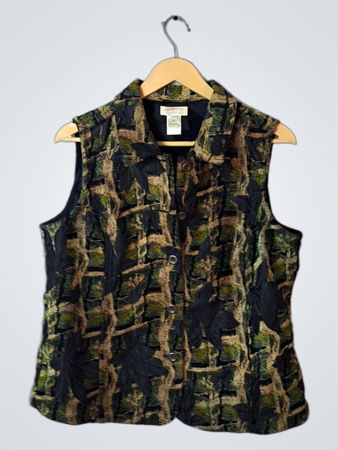 Christopher & Banks Camouflage Vest
