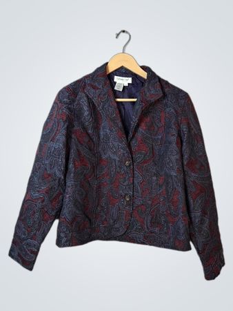 Coldwater Creek Paisley Blazer