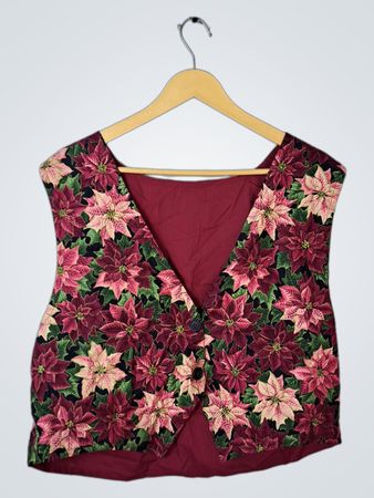 Poinsettia Vest