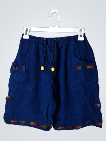 Blue Cargo Shorts