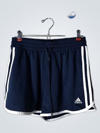 adidas Navy Blue Shorts with White Stripes